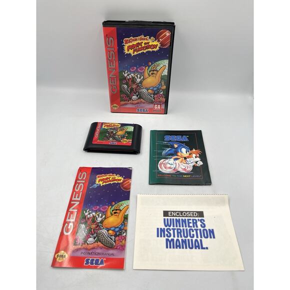 ToeJam & Earl in Panic on Funkotron (Sega Genesis 1993) Complete In Box CIB - Picture 1 of 16